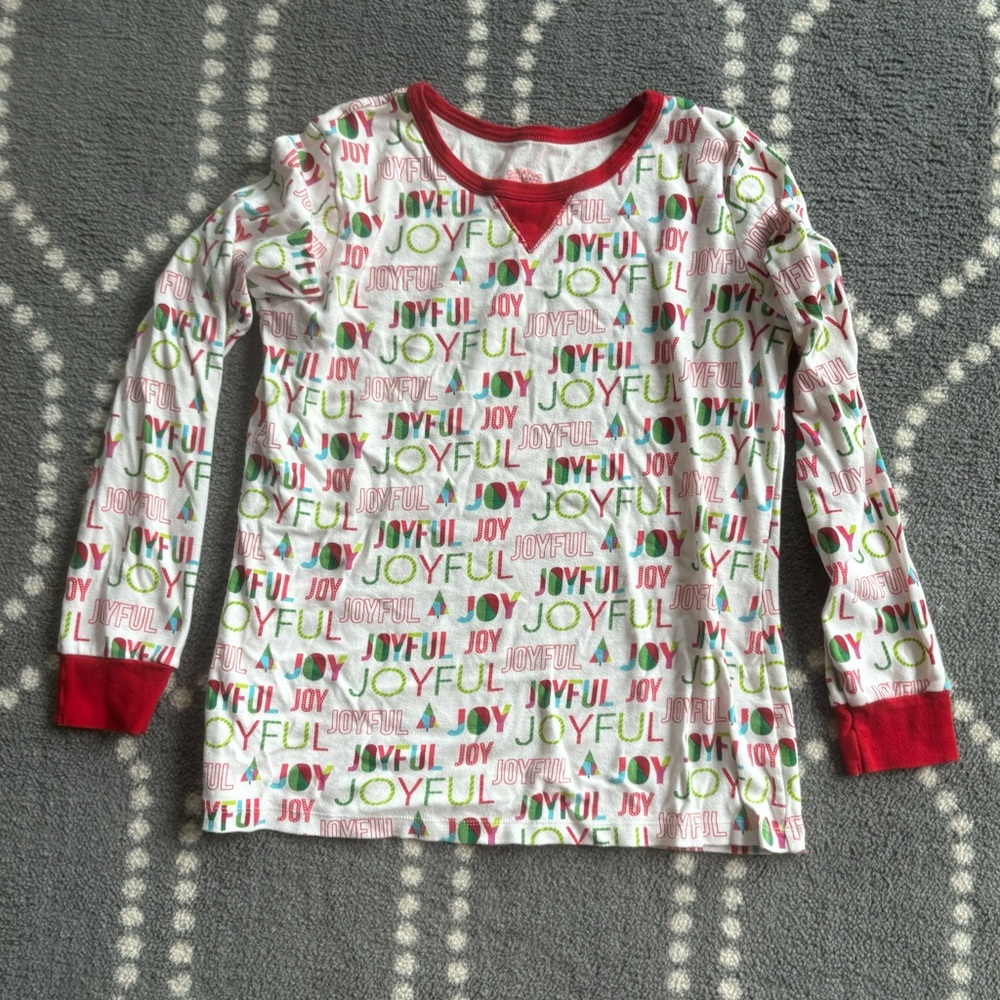 Target Wondershop Cotton Joyful Pajama Top - LARGE